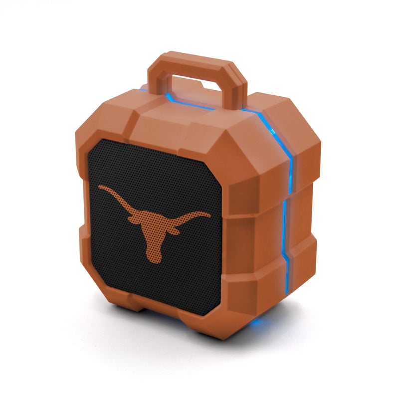 SOAR NCAA Shockbox LED Wireless Bluetooth Speaker, Texas Longhorns - Image 1